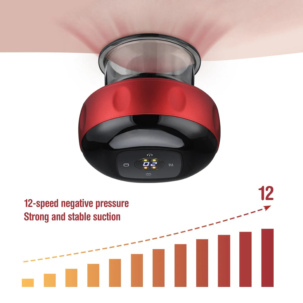 Electric Oriental Vacuum Cupping Self Massager - FitZone360