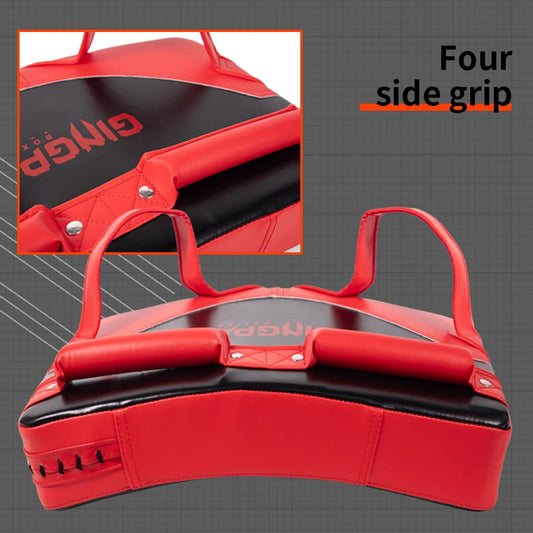 Heavy-Duty Kickboxing & Martial Arts Strike Shield | Low Kick & Teep Heavy Pad - FitZone360