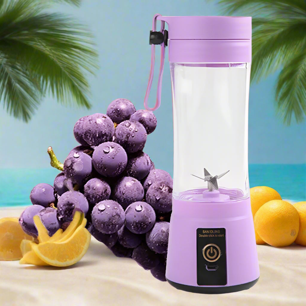 USB Fruit Juice Blender | Compact, Rechargeable Smoothie & Juice Maker for On-the-Go - FitZone360