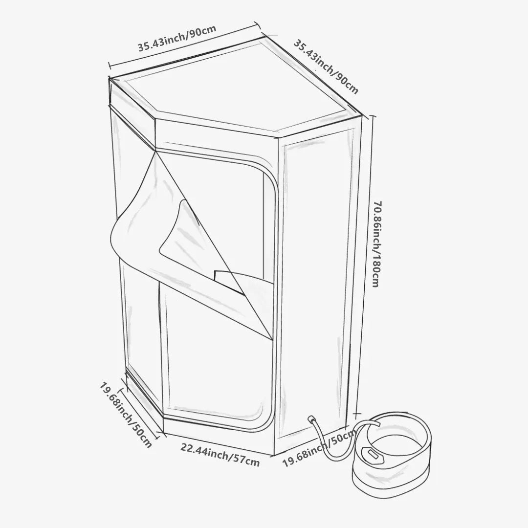 Portable Full Body Personal Steam Sauna - FitZone360