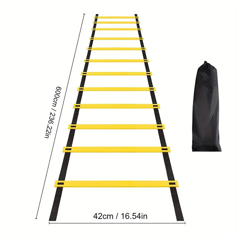 Agility Ladder with Nylon Straps – Speed & Sports Training Tool 🏃♂️ - FitZone360