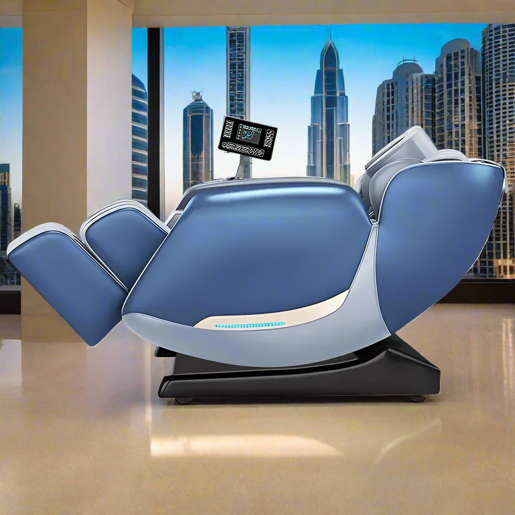 Bugatti Luxury Full-Body Massage Chair | Zero Gravity, Heating & AI Voice Control - FitZone360