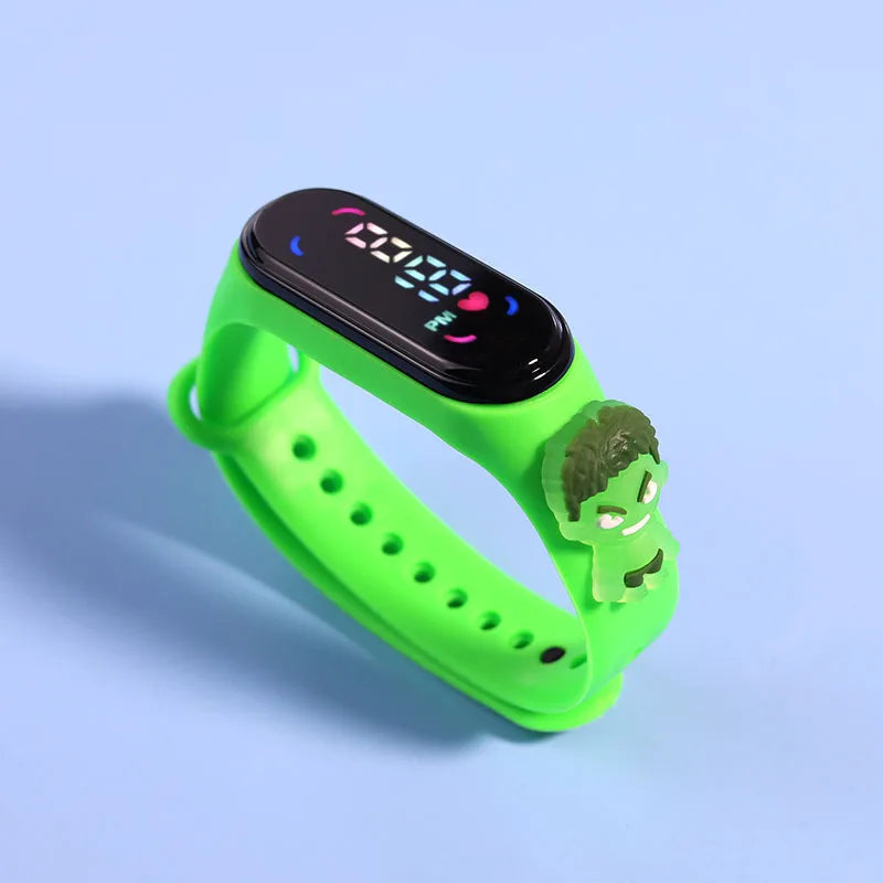 Fashion Mickey & Marvel Superhero Children's LED Sports Watches | Waterproof & Touch Display ⌚✨ - FitZone360
