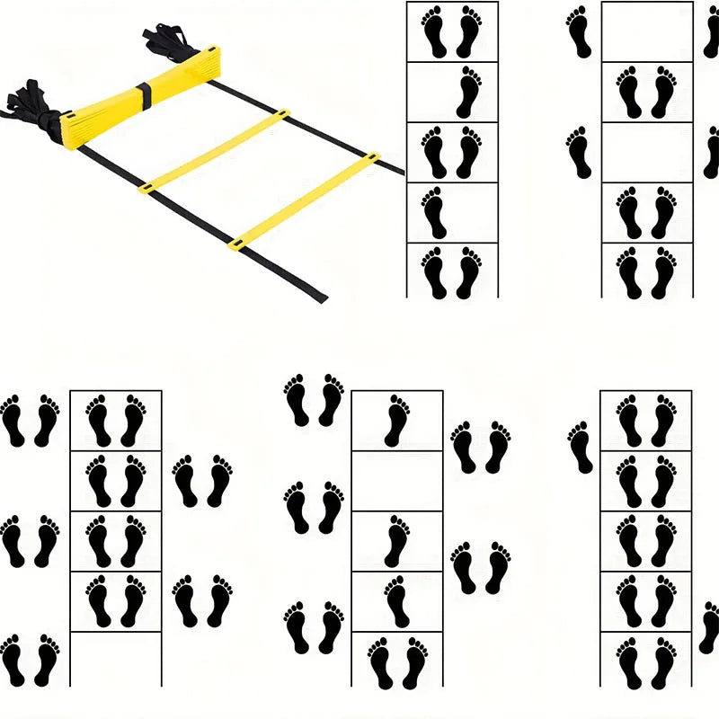 Agility Ladder with Nylon Straps – Speed & Sports Training Tool 🏃♂️ - FitZone360