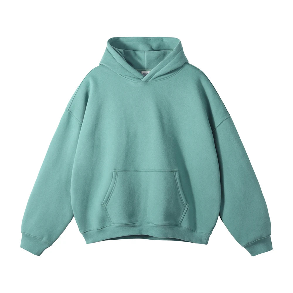 Fleece Hooded Sweatshirt | Unisex Oversized Winter Hoodie Pullover
