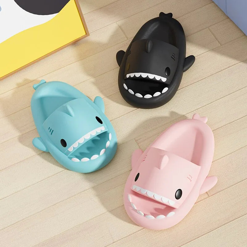 🦈 Shark Summer Slippers | Ultra-Soft Comfort with Non-Slip Grip & Elevated Sole - FitZone360
