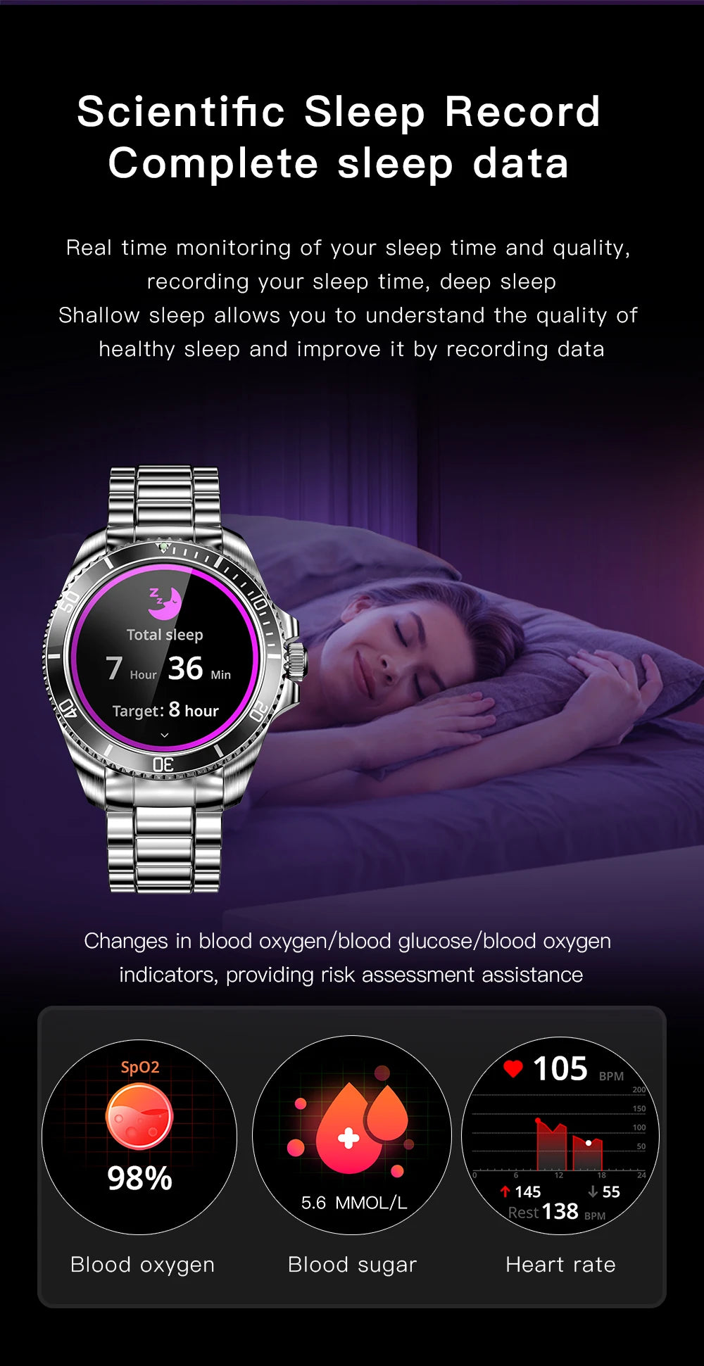 Smartwatch Luxury Rolex-Inspired | 1.43" HD AMOLED, GPS, Bluetooth Call, Health & Fitness Tracker for iOS & Android ⌚🌐 - FitZone360