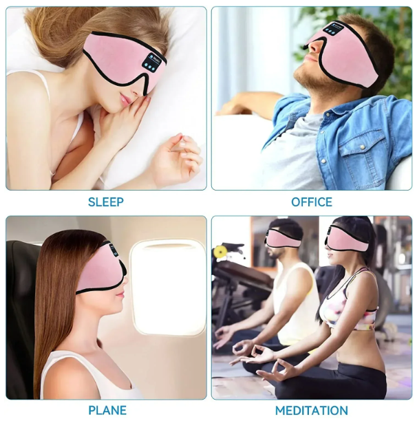 Bluetooth Meditation Sleeping Mask – Ultimate Relaxation & Sleep Aid - FitZone360