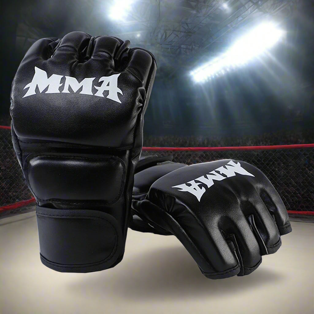 MMA 4oz Boxing UFC Style Mixed Martial Arts Gloves for Men/Women/Kids - FitZone360