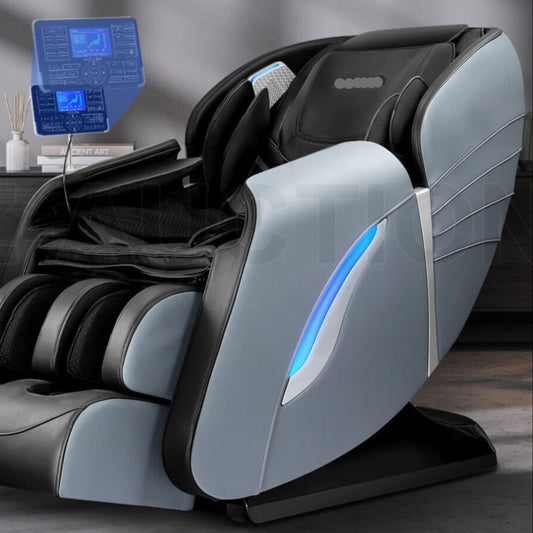 Bugatti Luxury Full-Body Massage Chair | Zero Gravity, Heating & AI Voice Control - FitZone360