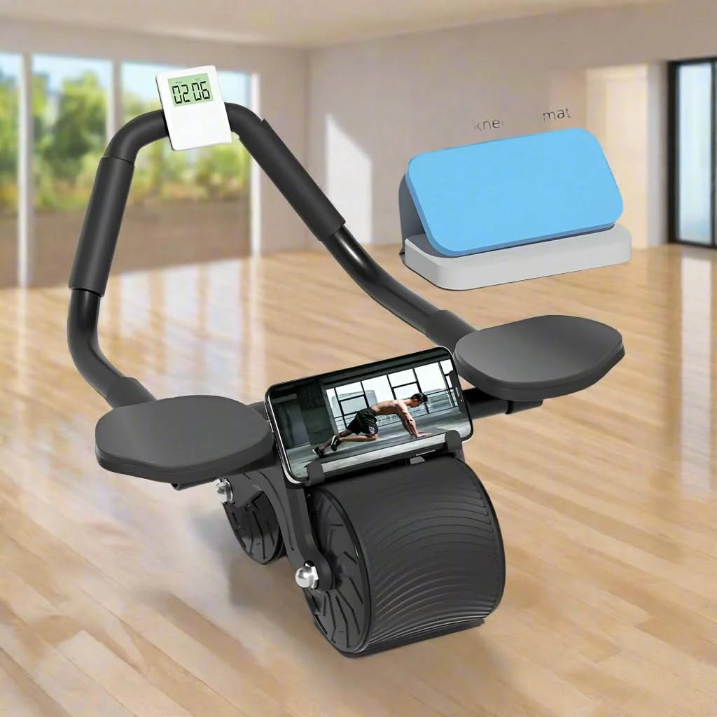 Abdominal Roller Ultra-Stable | Core Strength & Full-Body Workout for Home & Gym - FitZone360