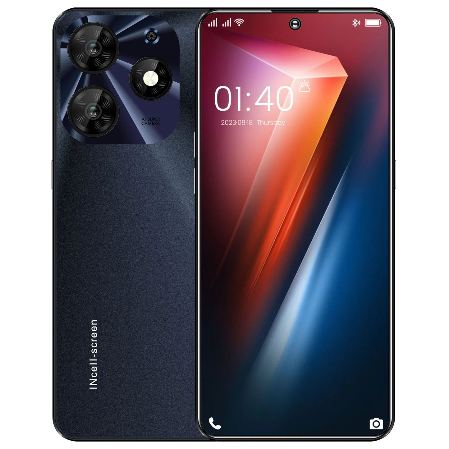 I16 Pro Max 7.3" HD 5G Smartphone | Global Android 14 Mobile Phone with Dual SIM, 8000mAh Battery, Unlocked 4G/5G Cellphone
