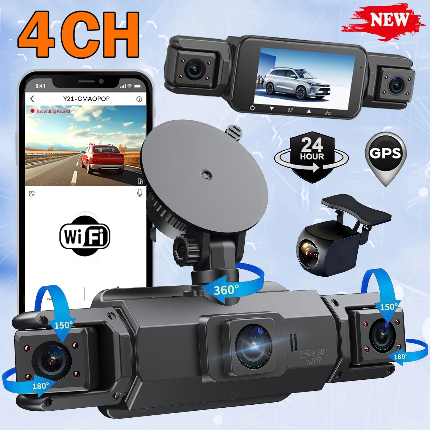 Ultra HD Smart Dash Cam | Your Ultimate Driving Companion - FitZone360