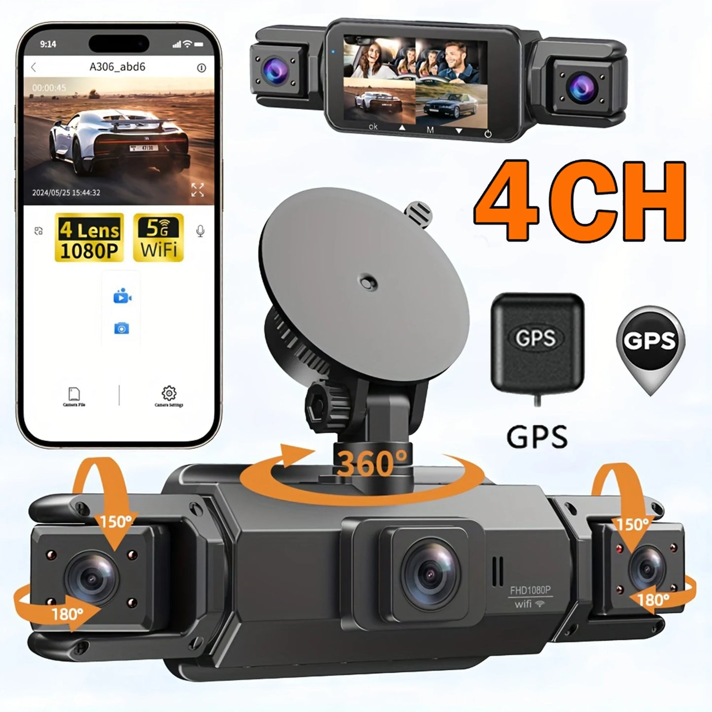 Ultra HD Smart Dash Cam | Your Ultimate Driving Companion - FitZone360
