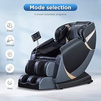 Bugatti Luxury Full-Body Massage Chair | Zero Gravity, Heating & AI Voice Control - FitZone360