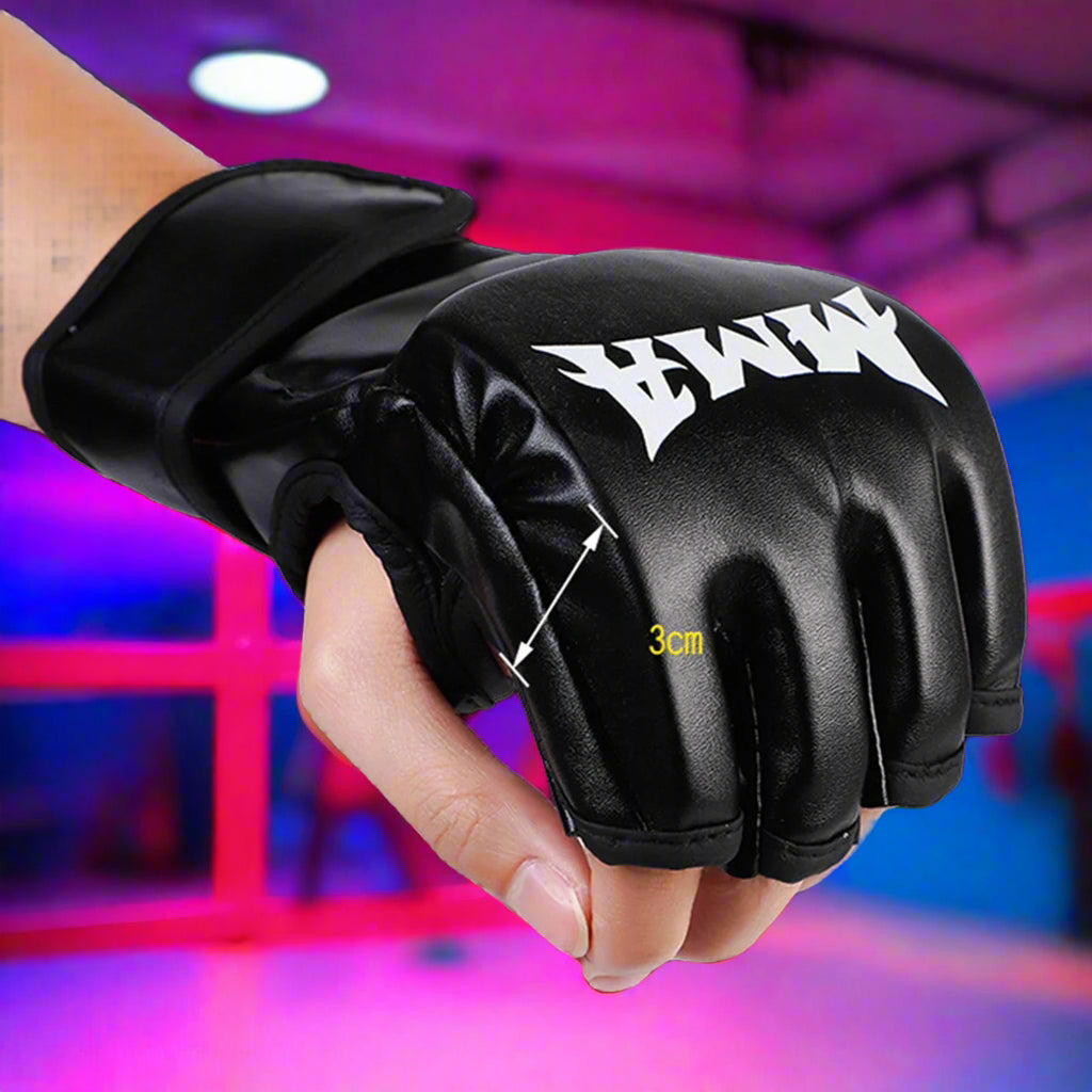 MMA 4oz Boxing UFC Style Mixed Martial Arts Gloves for Men/Women/Kids - FitZone360