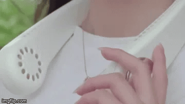 Mini Hanging Neck Fan | Portable USB Rechargeable Air Cooler with Digital Display - FitZone360