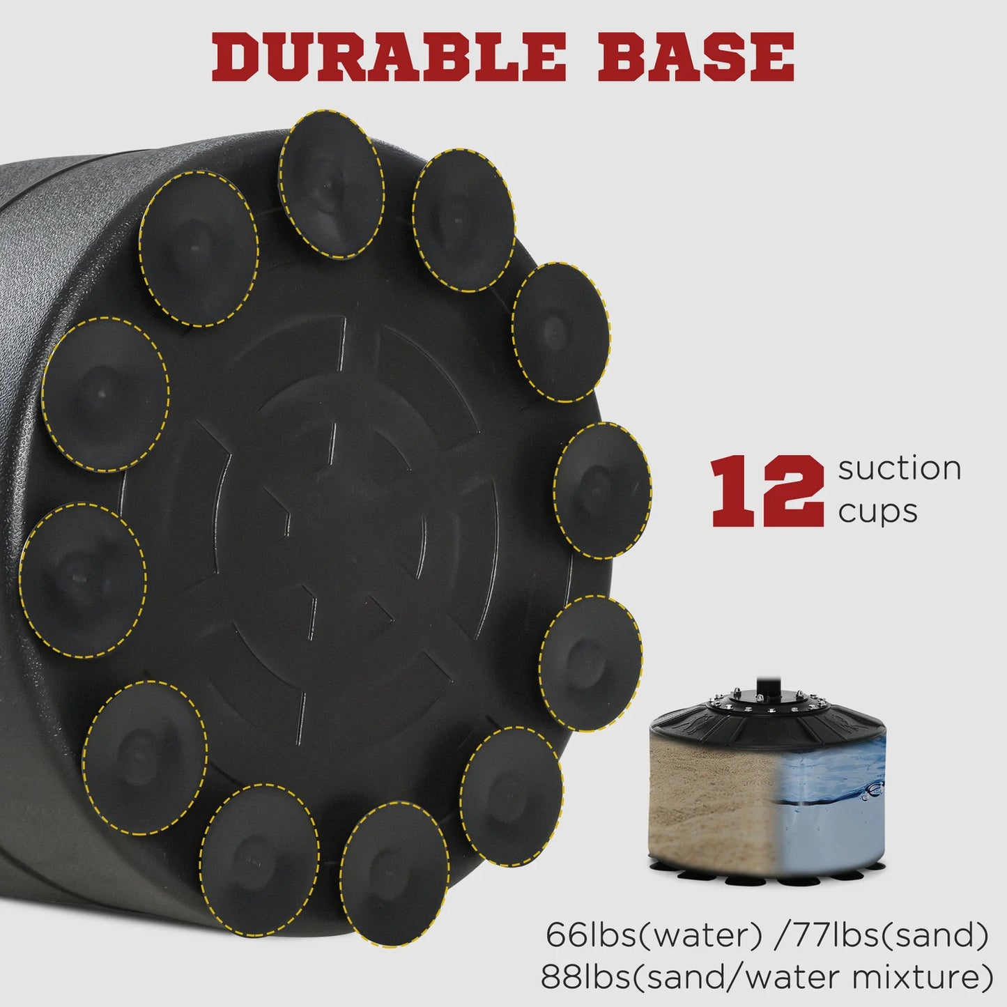 HEAVY-DUTY | Freestanding Punch Bag | Ideal for Adults, Boxers & Martial Artists - FitZone360