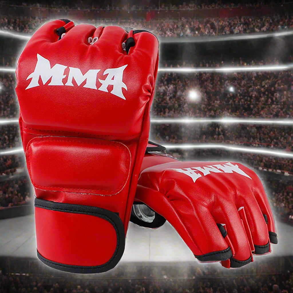 MMA 4oz Boxing UFC Style Mixed Martial Arts Gloves for Men/Women/Kids - FitZone360