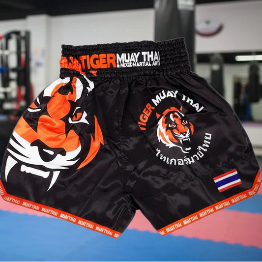 Tiger Muay Thai Boxing Shorts | Authentic Thai Training & Fight Shorts - FitZone360