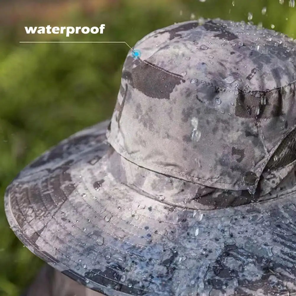 Solar Fan Hat for Camping, Fishing & Hiking | UV Protection Cap - FitZone360