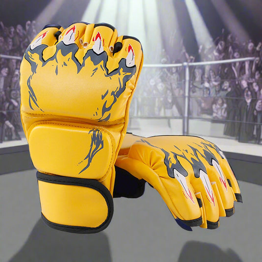 MMA 4oz Boxing UFC Style Mixed Martial Arts Gloves for Men/Women/Kids - FitZone360