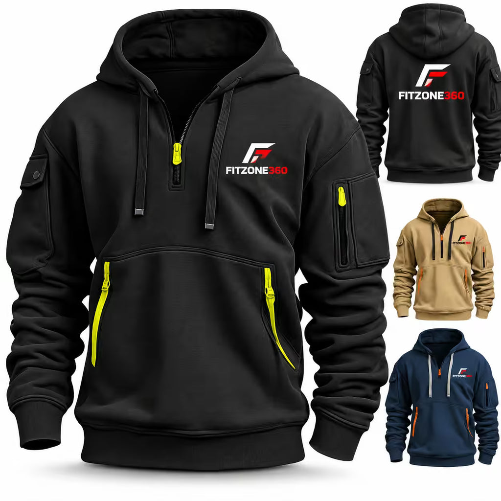 Custom Logo Tactical Hoodie – Personalized Gym, Boxing & Team Hoodie