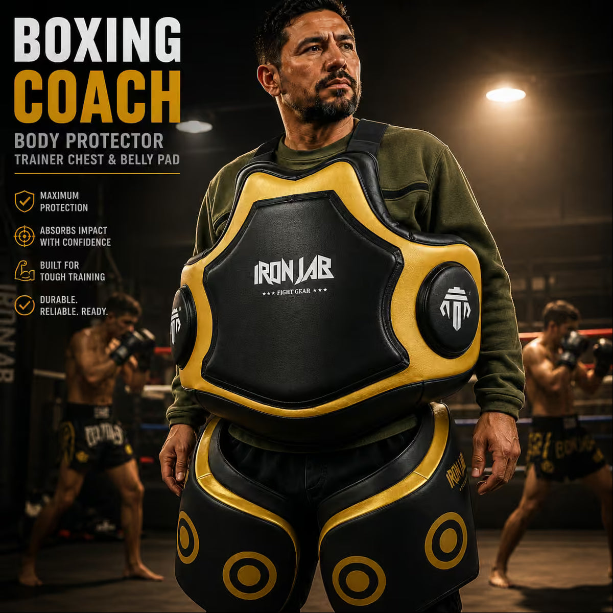 Boxing Coach | Body Protector (Trainer Chest & Belly Pad)