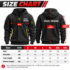 Custom Logo Tactical Hoodie – Personalized Gym, Boxing & Team Hoodie