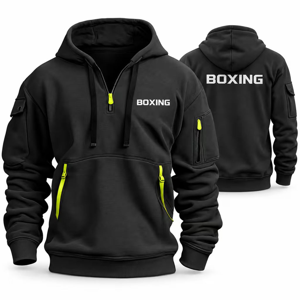 Custom Logo Tactical Hoodie – Personalized Gym, Boxing & Team Hoodie