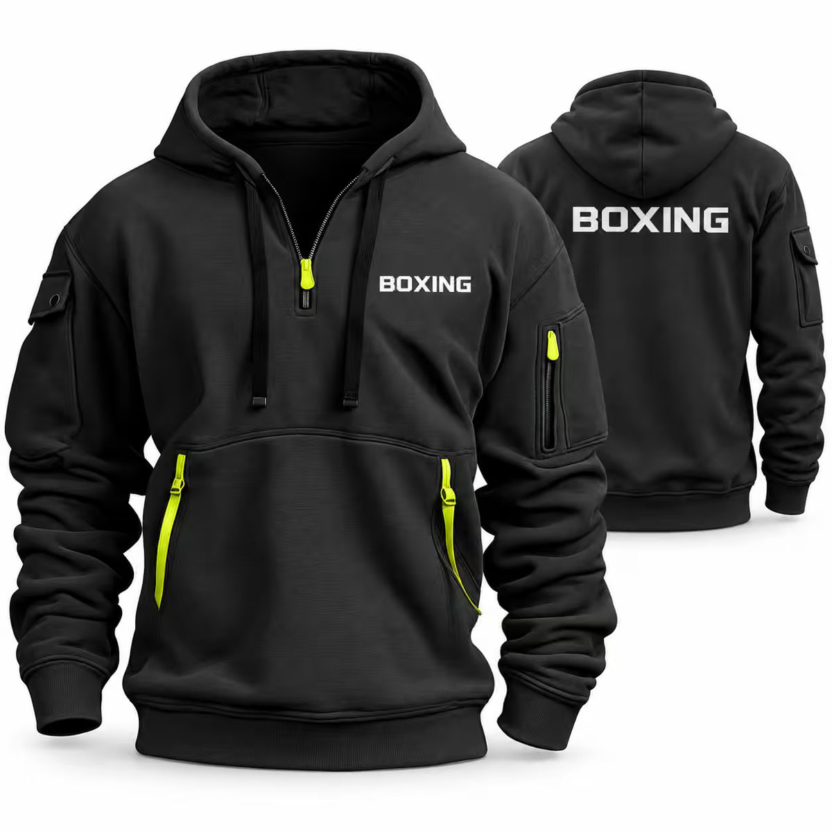 Custom Logo Tactical Hoodie – Personalized Gym, Boxing & Team Hoodie