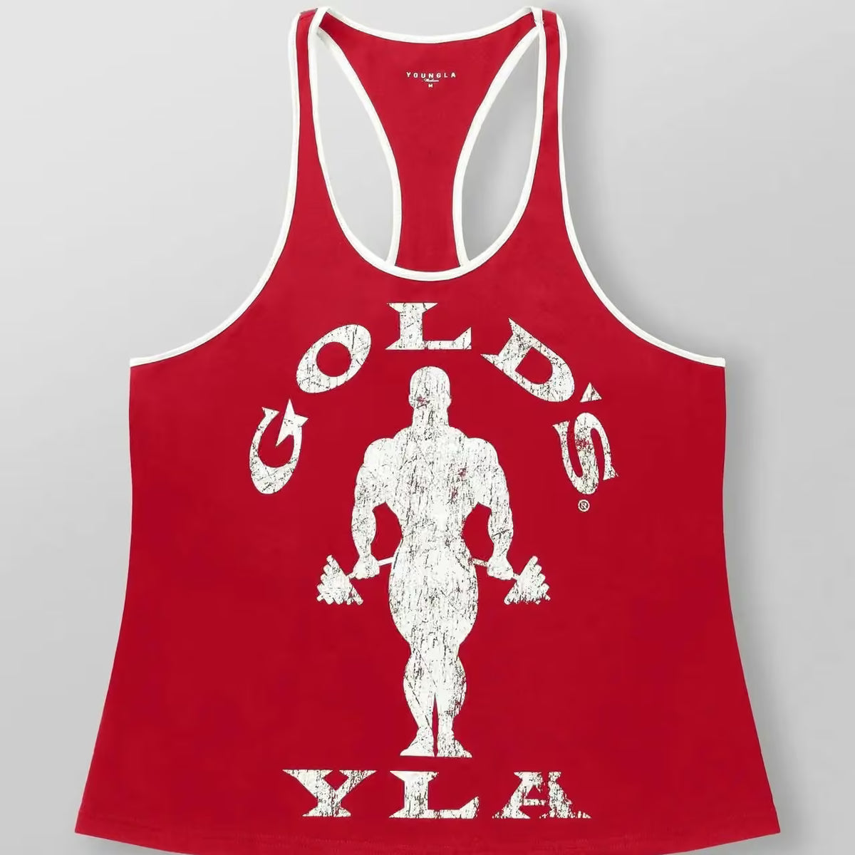 Gold’s Gym Men’s Bodybuilding Stringer Vest Top – Classic Gym Tank