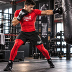 Everlast 3 Piece MMA Compression Rash Guard Training Set – T-Shirt, Shorts & Leggings