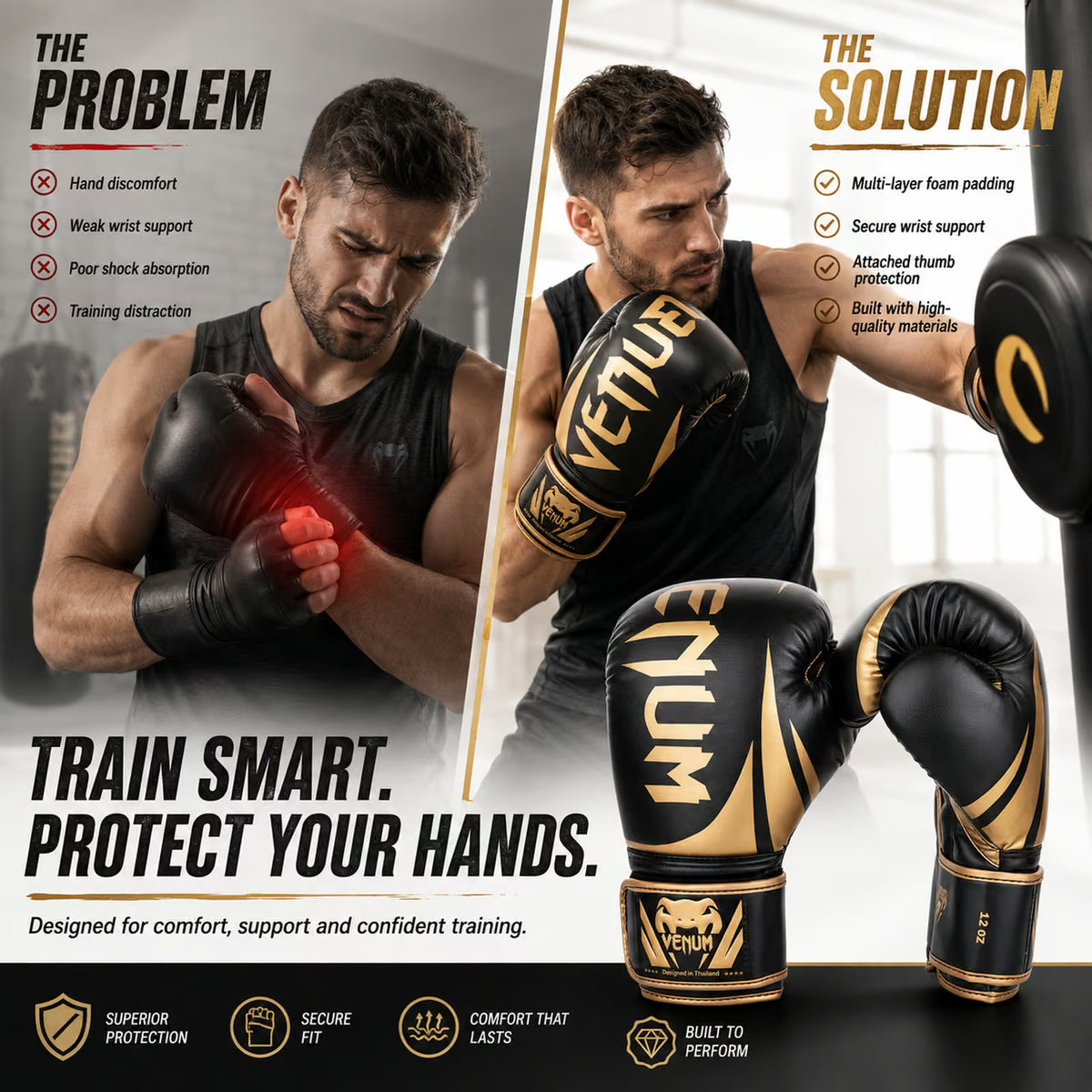 VENUM Full Contact Boxing Gloves | Protection & Precision-Martial Arts