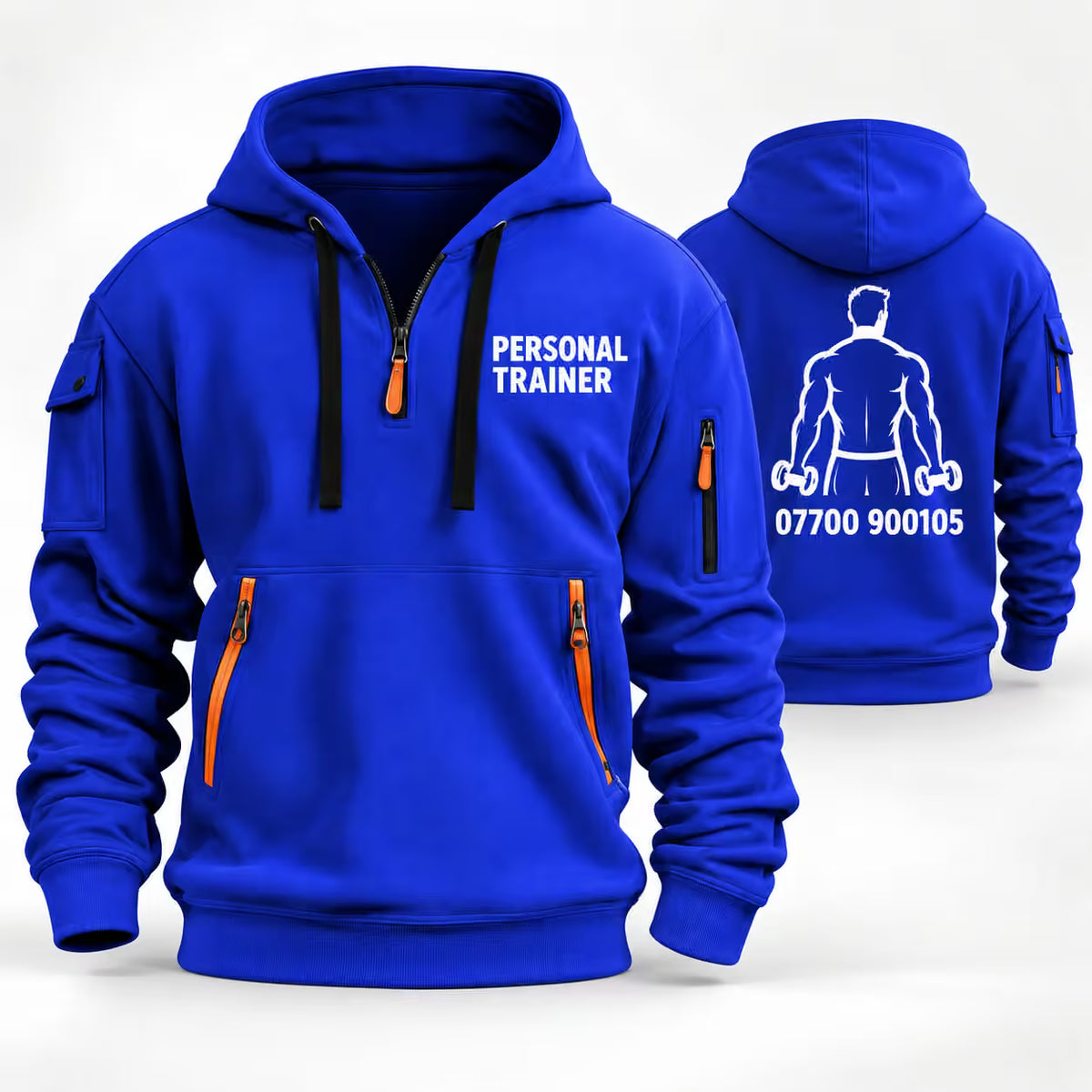 Custom Logo Tactical Hoodie – Personalized Gym, Boxing & Team Hoodie