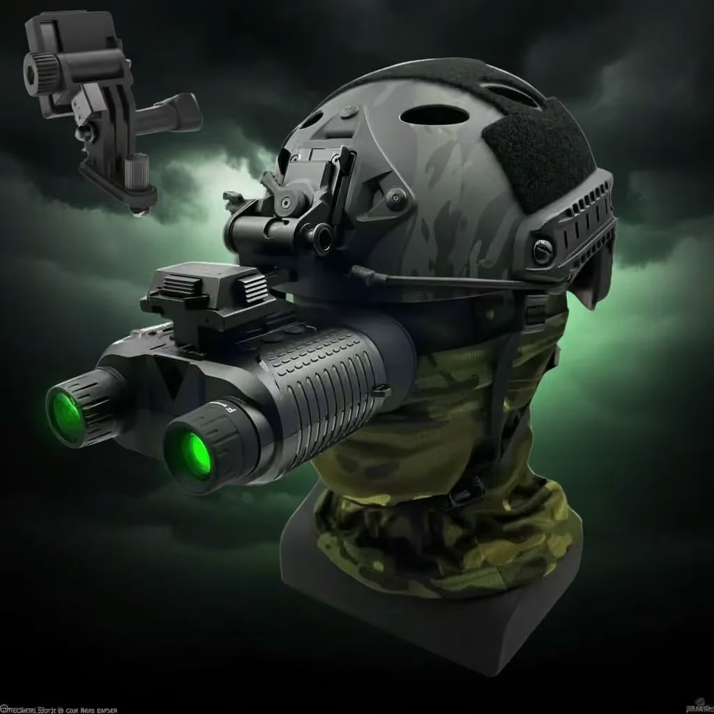 NV8160 1080P Digital Infrared Night Vision Binoculars with Helmet Mount