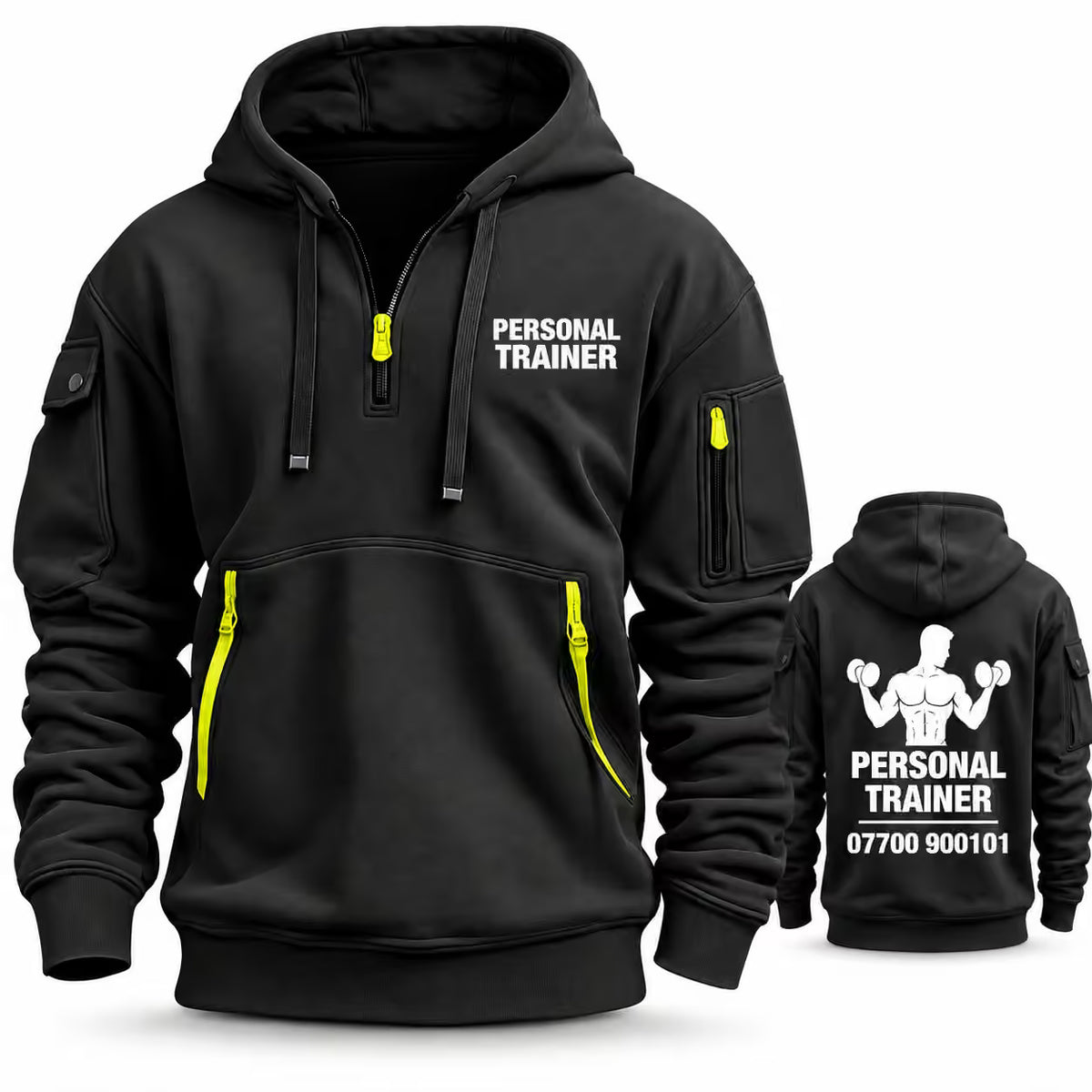 Custom Logo Tactical Hoodie – Personalized Gym, Boxing & Team Hoodie