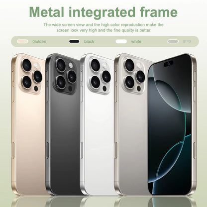 I16 Pro Max 7.3" HD 5G Smartphone | Global Android 14 Mobile Phone with Dual SIM, 8000mAh Battery, Unlocked 4G/5G Cellphone - FitZone360