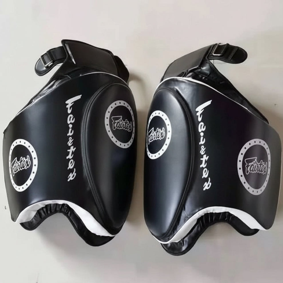 Muay Thai Thigh-Strap Low Kick Pad (Perfect for Coaches) - FitZone360