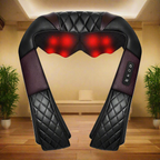 Neck & Shoulder Massager Shiatsu | 3D Deep Tissue with Heat & Adjustable Intensity - FitZone360