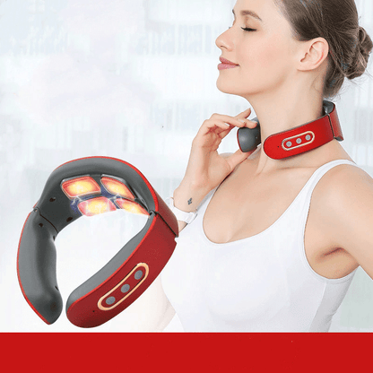 Electric Neck Massager with Magnetic Pulse Therapy