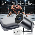 4K Mini Projector | Watch and LEARN From Your Favourite Fighters | 100 inch Screen | HD 1280x720P Android LED Portable Home Cinema - FitZone360