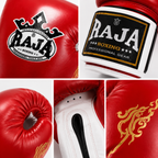 RAJA Professional Boxing Gloves – Muay Thai, Boxing, MMA & Dutch K1 Kickboxing Training Gloves