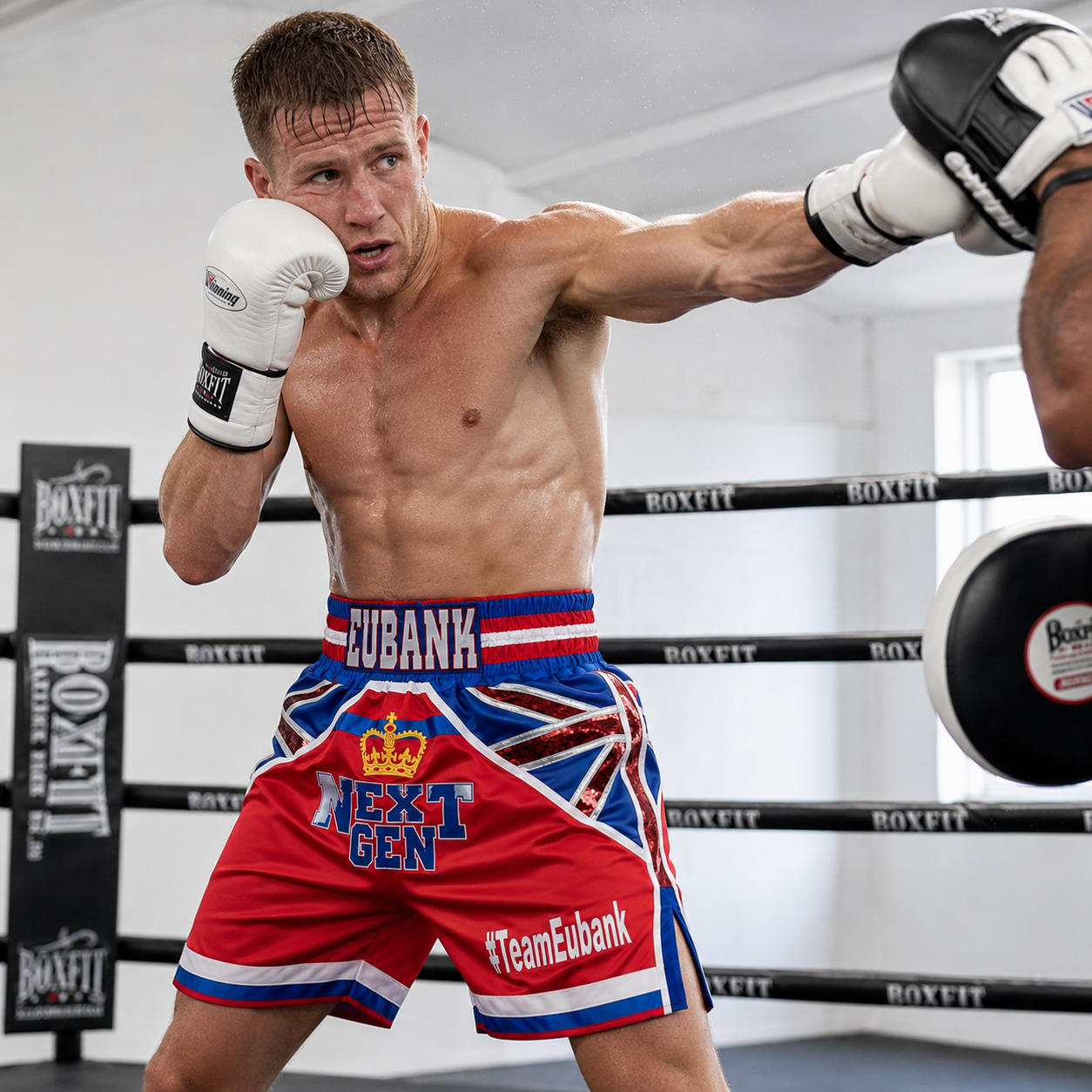Frank Bruno & Team Eubank Inspired Boxing Shorts | British Legacy Fight Edition