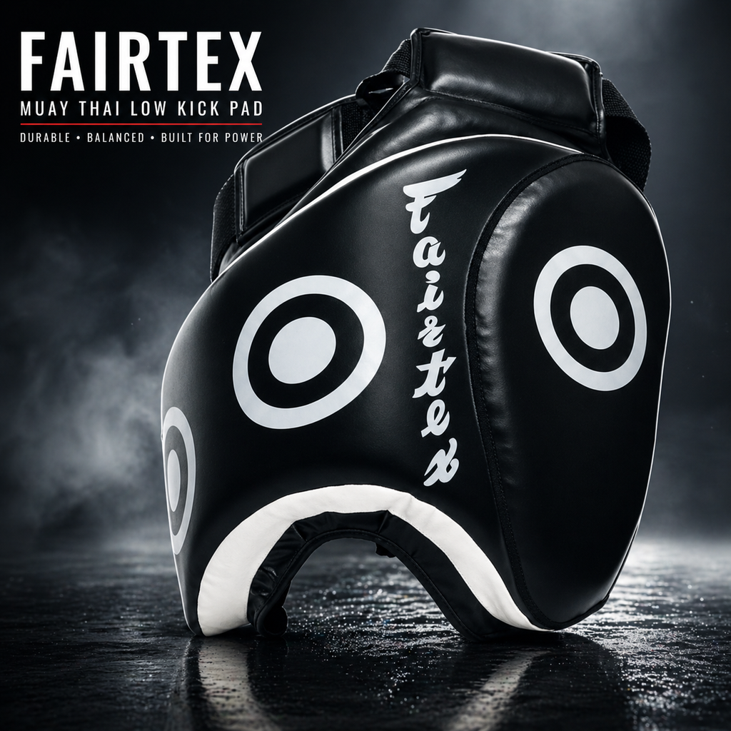 Muay Thai Thigh-Strap Low Kick Pad (Perfect for Coaches) - FitZone360