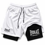 Everlast 2-Layer Slim Fit Training Shorts | Perfect For Summer - FitZone360