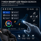 4D Zero Gravity Massage Chair with Smart LCD Touch Screen | Full Body SL Track Massage Recliner | FitZone360 - FitZone360