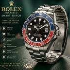 Rolex-Inspired Smartwatch | 1.43" HD AMOLED, GPS - FitZone360