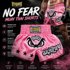 No Fear Muay Thai MMA Shorts | Boxing, Kickboxing & Fight Training - FitZone360