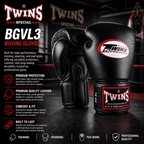 Twins Special Boxing Gloves | Professional Training & Sparring Gloves | BGVL3 - FitZone360